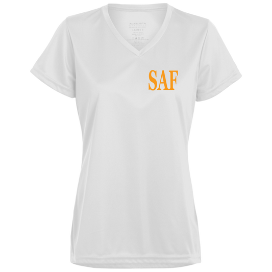 SAF - Ladies’ Moisture-Wicking V-Neck Tee