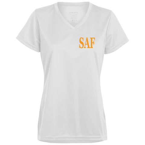 SAF - Ladies’ Moisture-Wicking V-Neck Tee