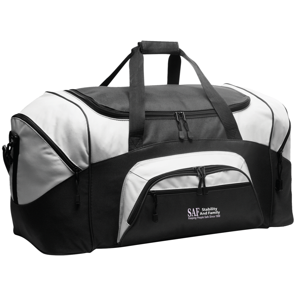 SAF - Embroidered Sport Duffel