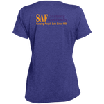 SAF - Ladies' Heather Scoop Neck Performance Tee
