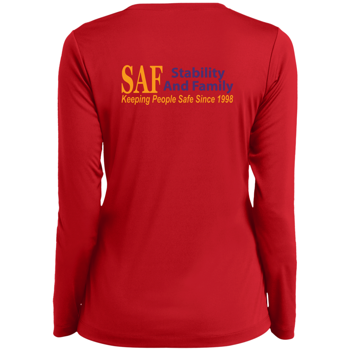 SAF - Ladies’ Long Sleeve Performance V-Neck Tee
