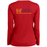 SAF - Ladies’ Long Sleeve Performance V-Neck Tee