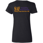 SAF - Ladies' 5.3 oz. V-Neck T-Shirt