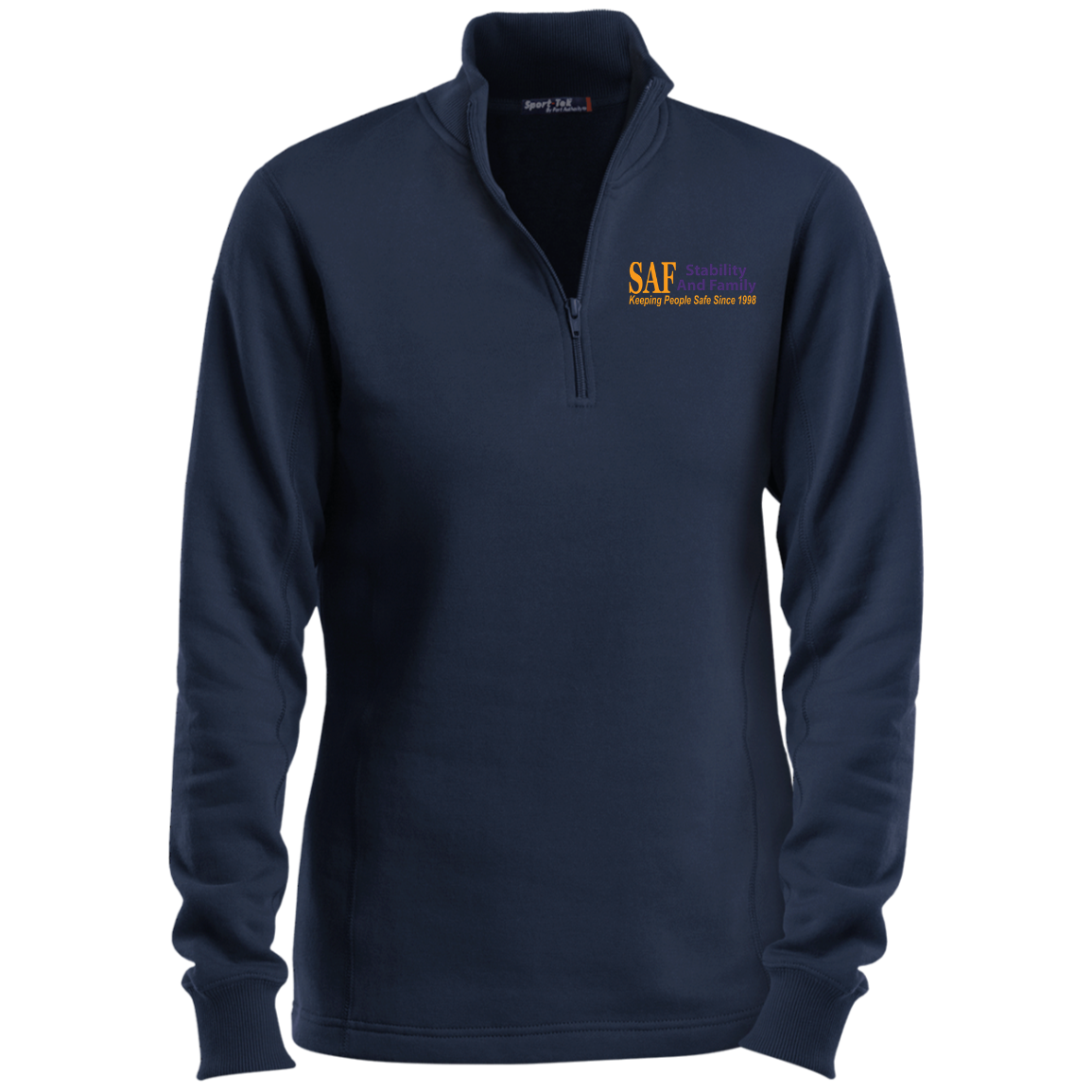 SAF - Ladies' 1/4 Zip Sweatshirt