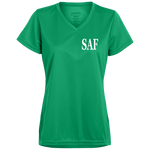 SAF - Ladies’ Moisture-Wicking V-Neck Tee