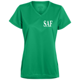 SAF - Ladies’ Moisture-Wicking V-Neck Tee