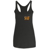 SAF - Ladies' Triblend Racerback Tank