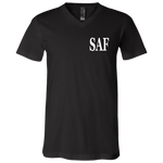 SAF - Unisex Jersey SS V-Neck T-Shirt