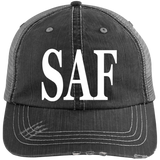 SAF - Distressed Unstructured Trucker Cap