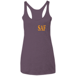 SAF - Ladies' Triblend Racerback Tank