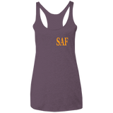 SAF - Ladies' Triblend Racerback Tank