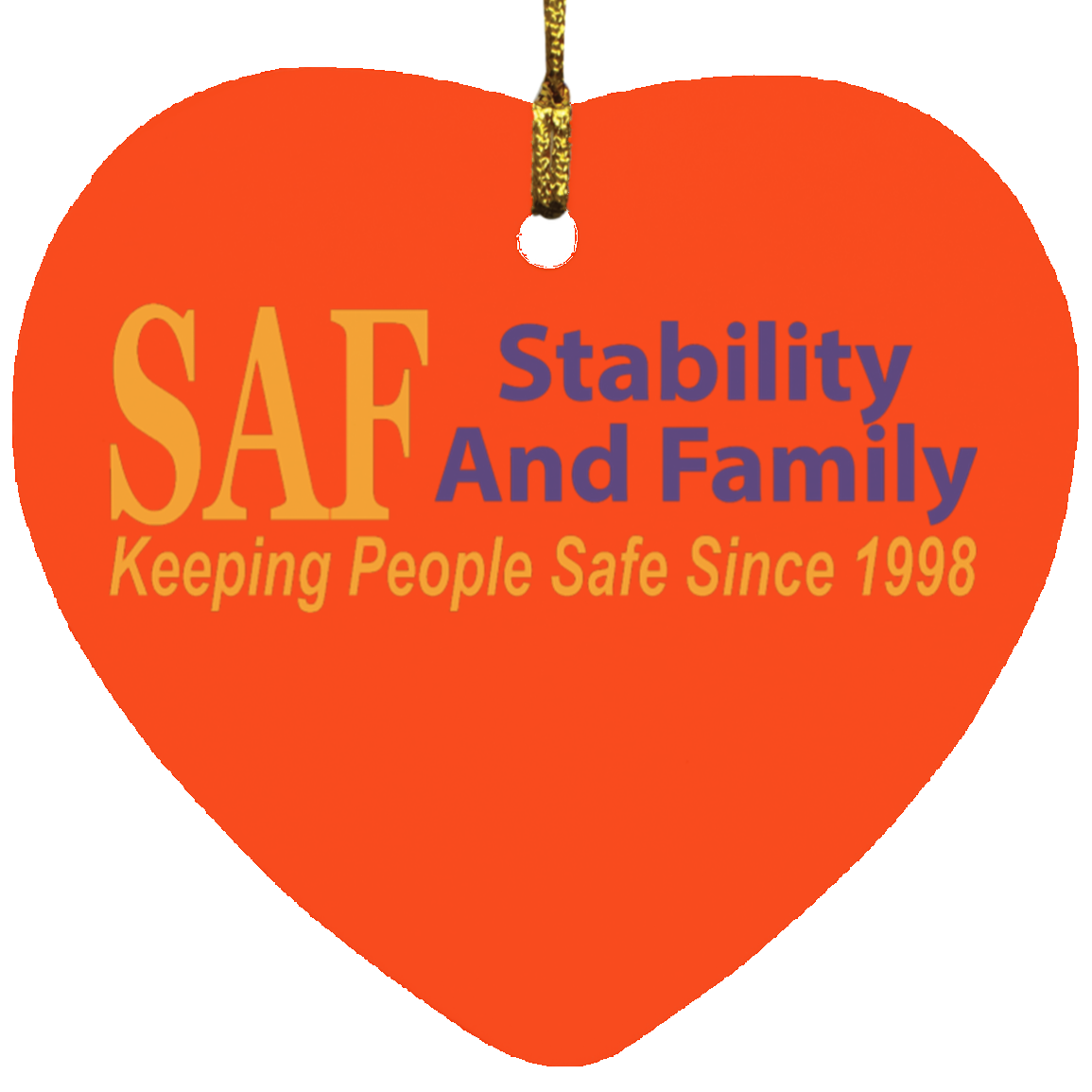 SAF - Heart Ornament
