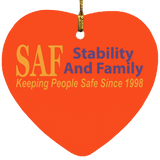 SAF - Heart Ornament