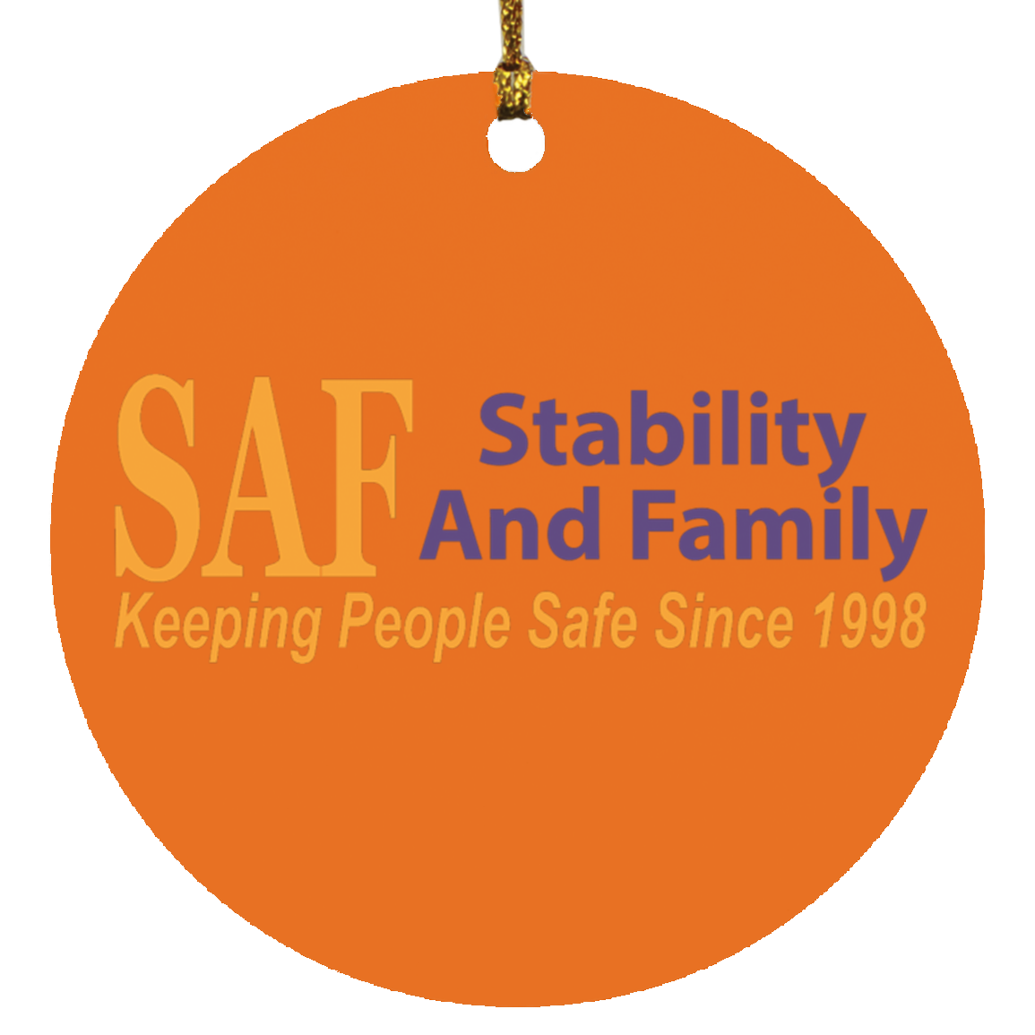 SAF - Circle Ornament