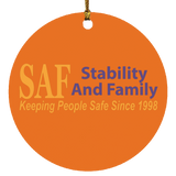 SAF - Circle Ornament