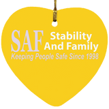SAF - Heart Ornament