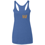 SAF - Ladies' Triblend Racerback Tank