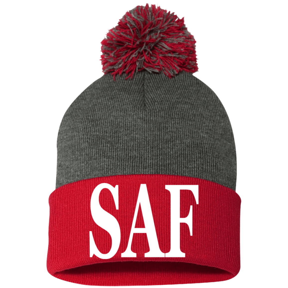 SAF - Pom Pom Knit Cap