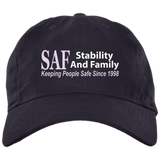 SAF - Brushed Twill Unstructured Dad Cap