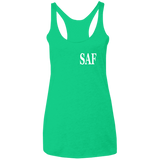 SAF - Ladies' Triblend Racerback Tank