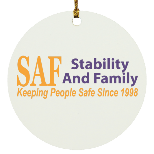 SAF - Circle Ornament