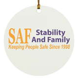 SAF - Circle Ornament