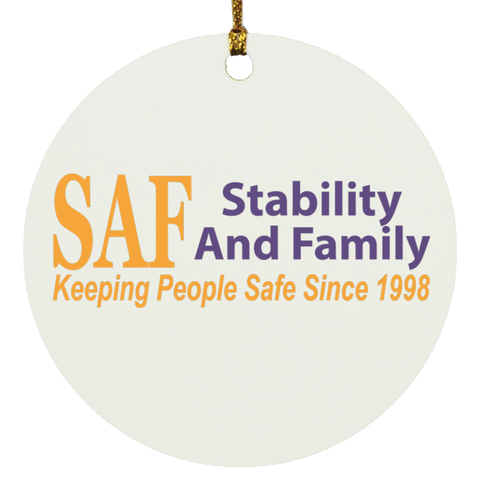 SAF - Circle Ornament