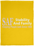 SAF - Cozy Plush Fleece Blanket - 30x40
