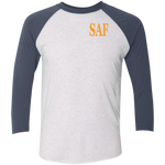 SAF - Tri-Blend 3/4 Sleeve Raglan T-Shirt