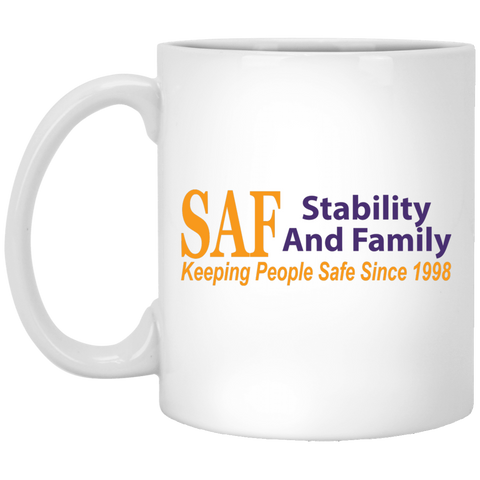 SAF - 11 oz. White Mug