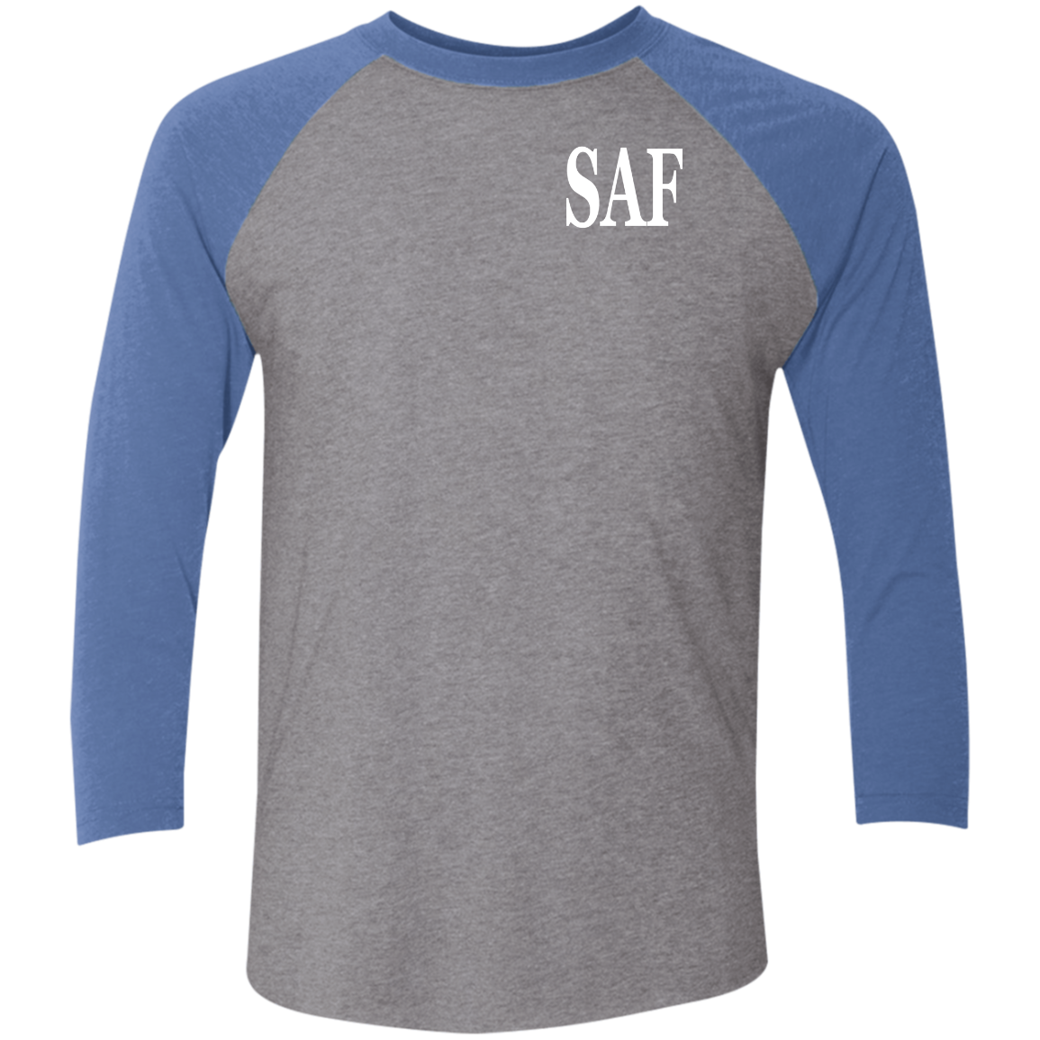 SAF - Tri-Blend 3/4 Sleeve Raglan T-Shirt