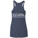 SAF - Ladies' Triblend Racerback Tank