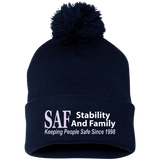 SAF - Pom Pom Knit Cap