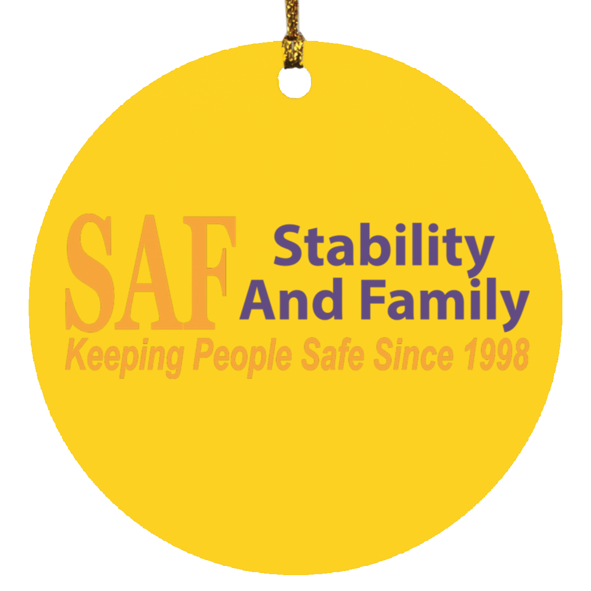 SAF - Circle Ornament