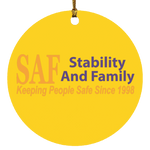 SAF - Circle Ornament