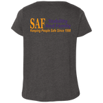 SAF - Ladies' Curvy V-Neck T-Shirt