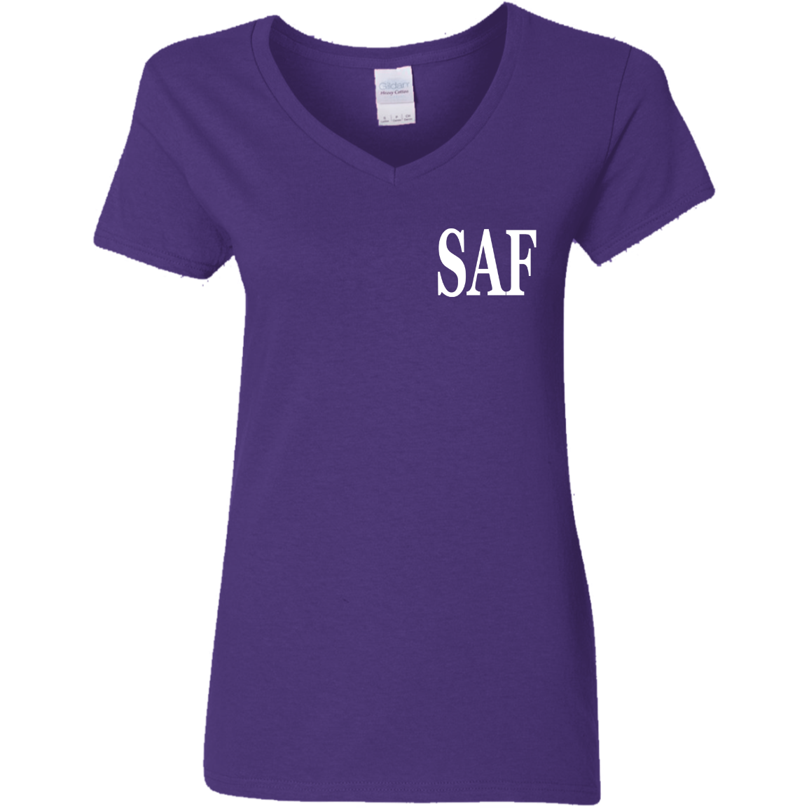 SAF - Ladies' 5.3 oz. V-Neck T-Shirt