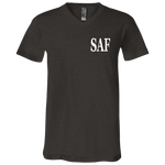 SAF - Unisex Jersey SS V-Neck T-Shirt