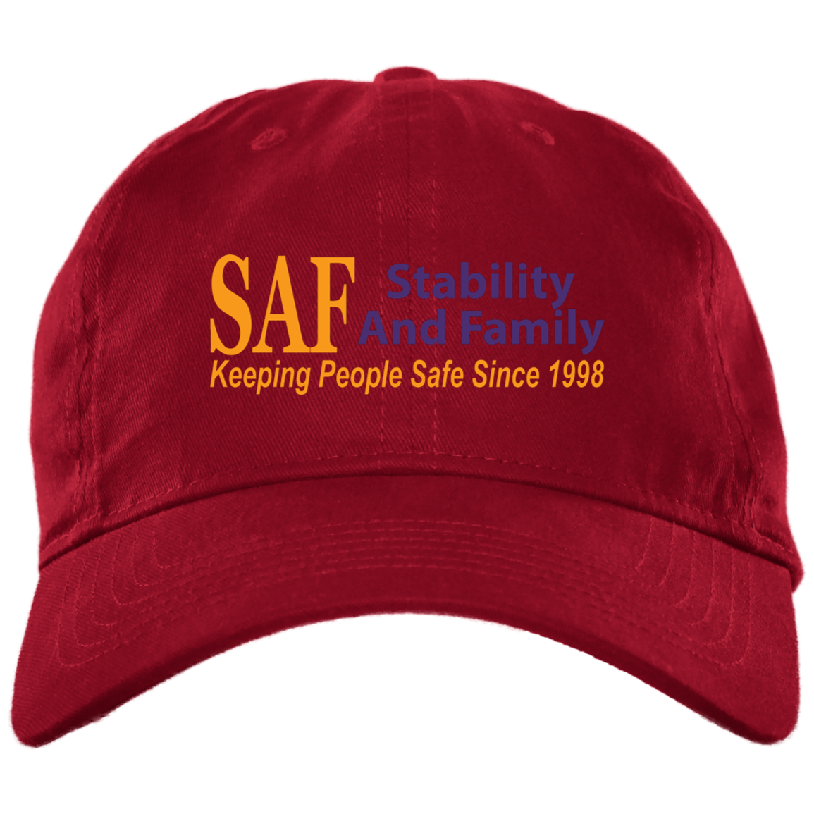 SAF - Brushed Twill Unstructured Dad Cap