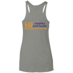 SAF - Ladies' Triblend Racerback Tank
