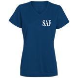 SAF - Ladies’ Moisture-Wicking V-Neck Tee