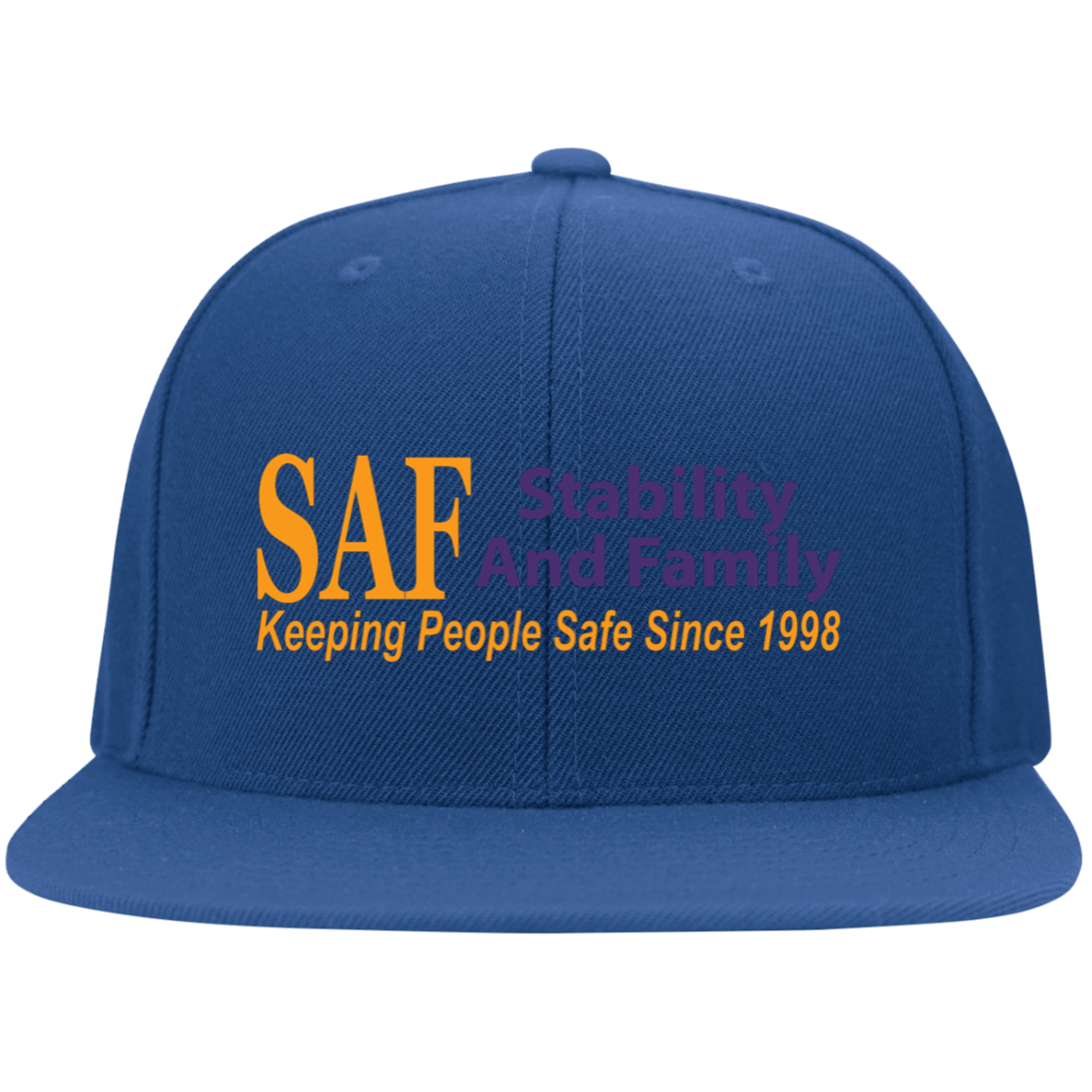 SAF - Flat Bill Twill Flexfit Cap