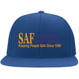 SAF - Flat Bill Twill Flexfit Cap