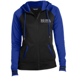 SAF - Ladies' Moisture Wick Full-Zip Hooded Jacket