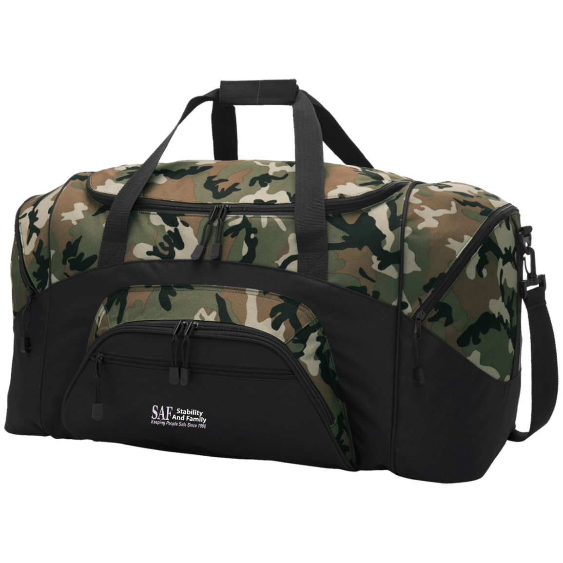 SAF - Embroidered Sport Duffel
