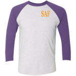 SAF - Tri-Blend 3/4 Sleeve Raglan T-Shirt
