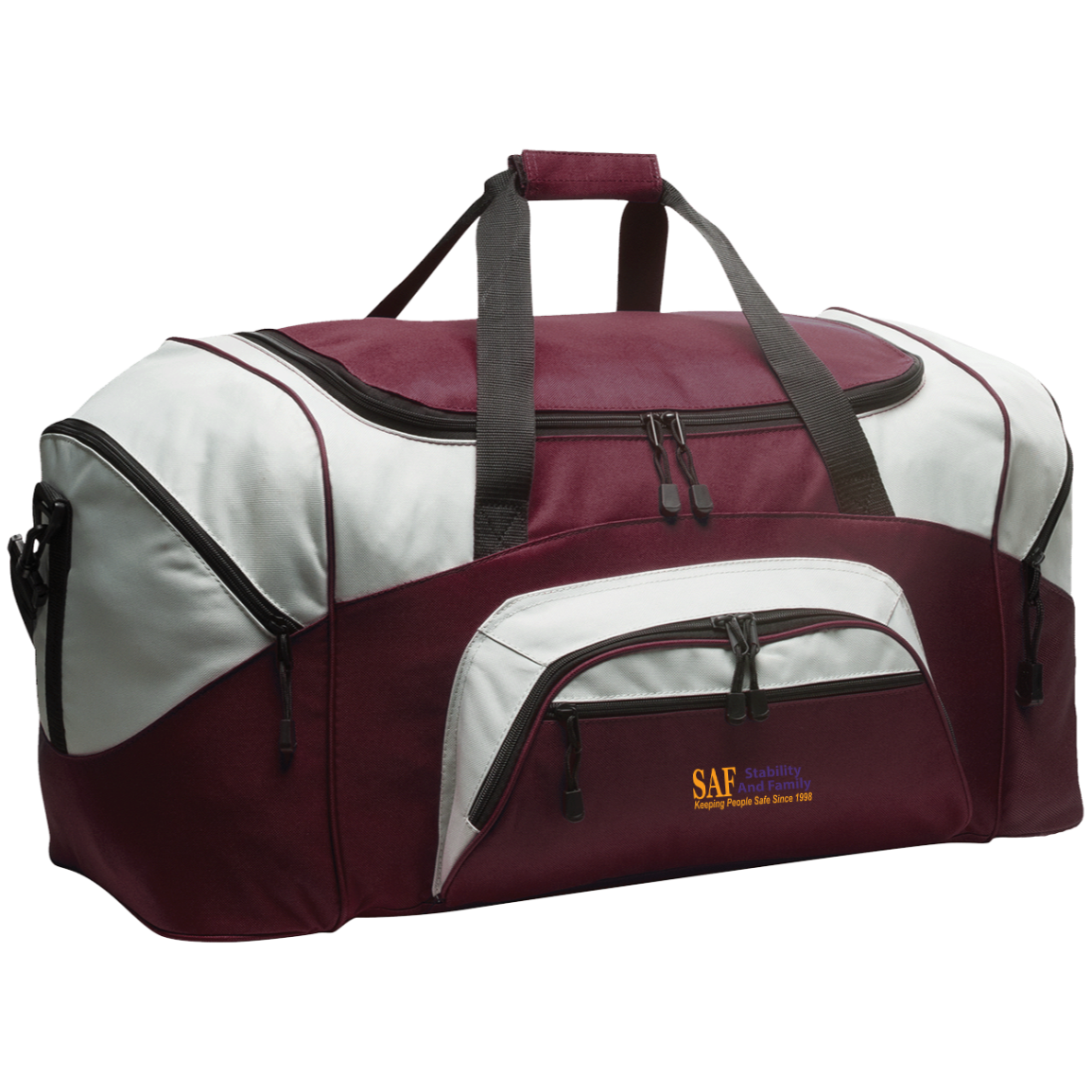 SAF - Embroidered Sport Duffel