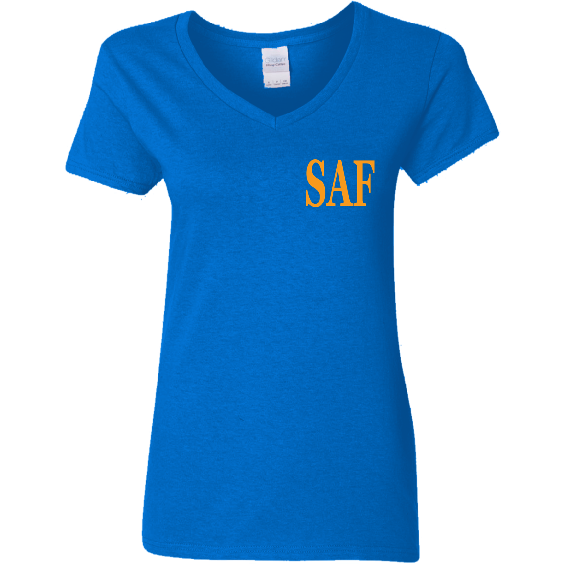 SAF - Ladies' 5.3 oz. V-Neck T-Shirt