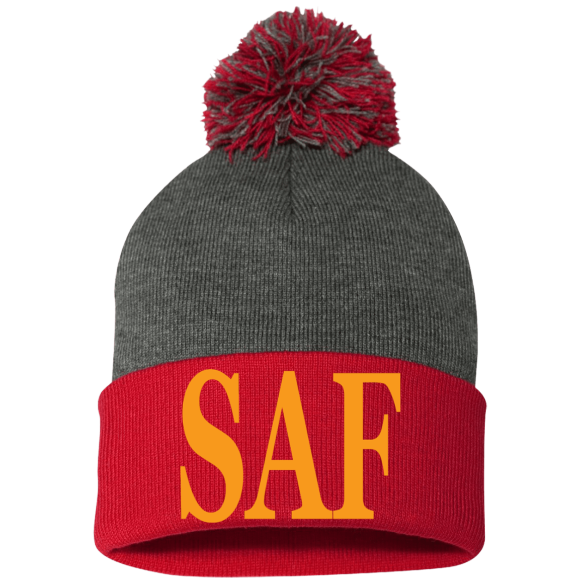 SAF - Pom Pom Knit Cap