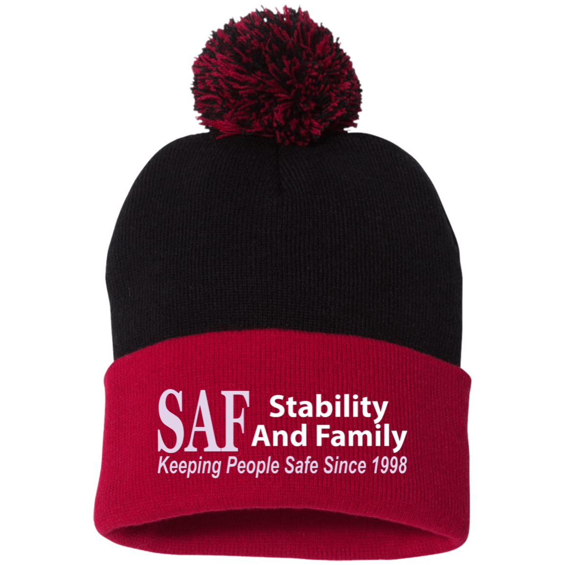 SAF - Pom Pom Knit Cap